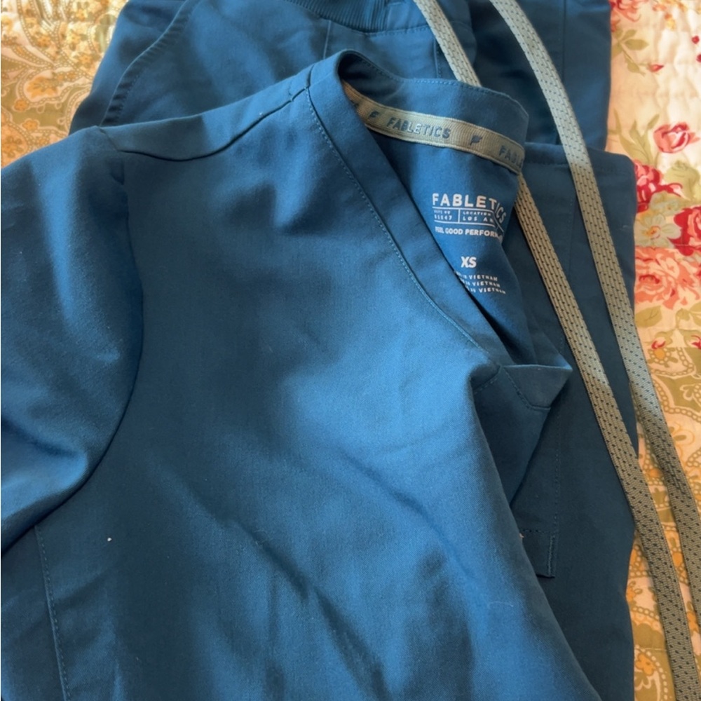 Fabletics Teal Medical Uniform